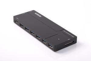 KDLINKS Ultra Slim 10 Ports USB 3.0 All In One Hub Station: 6 Ports USB 3.0 Hub, 3 USB Charger, 1 SD Card Reader - KDLINKS Electronics