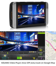 Load image into Gallery viewer, KDLINKS X1 GPS ENABLED FULL HD 165 DEGREE WIDE ANGLE DASH CAM W/ GRAVITY SENSOR, WDR SUPERIOR NIGHT MODEL - KDLINKS Electronics