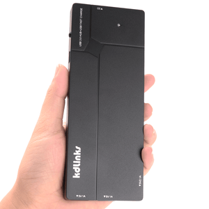 KDLINKS Ultra Slim 10 Ports USB 3.0 All In One Hub Station: 6 Ports USB 3.0 Hub, 3 USB Charger, 1 SD Card Reader - KDLINKS Electronics