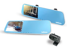 Load image into Gallery viewer, KDLINKS® R100 ULTRA HD 1296P FRONT + 1080P REAR 280° SUPER WIDE ANGLE REARVIEW MIRROR CAR DASH CAM WITH IPS HD 5&quot; SCREEN, G-SENSOR &amp; SUPERIOR NIGHT MODE, 1 YR DASHCAM WARRANTY, SUPPORT 64/128GB CARD - KDLINKS Electronics