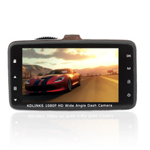 Load image into Gallery viewer, KDLINKS® DX2 FULL-HD 1080P FRONT + 720P REAR 290° SUPER WIDE ANGLE CAR DASH CAM WITH G-SENSOR &amp; WDR SUPERIOR NIGHT MODE - KDLINKS Electronics